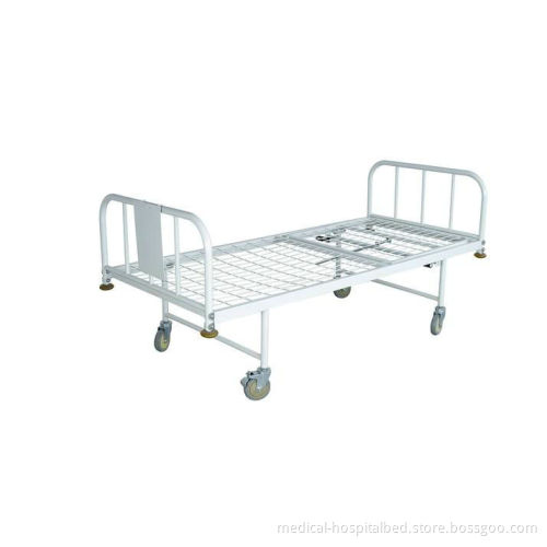 Ambulance Mechanical Hospital Bed With Epoxy Coated Steel Foot Board
